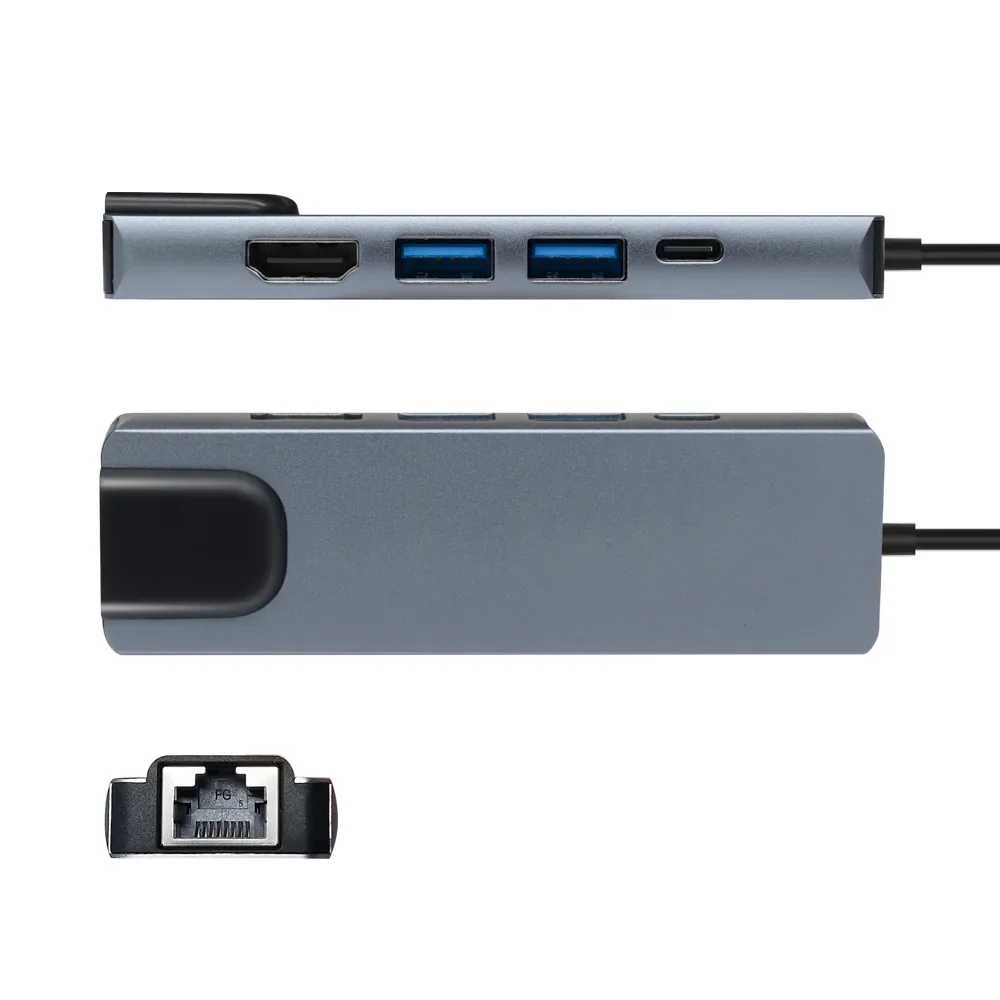 All-in-one, docking station type-c with PD charging/network interface card hub