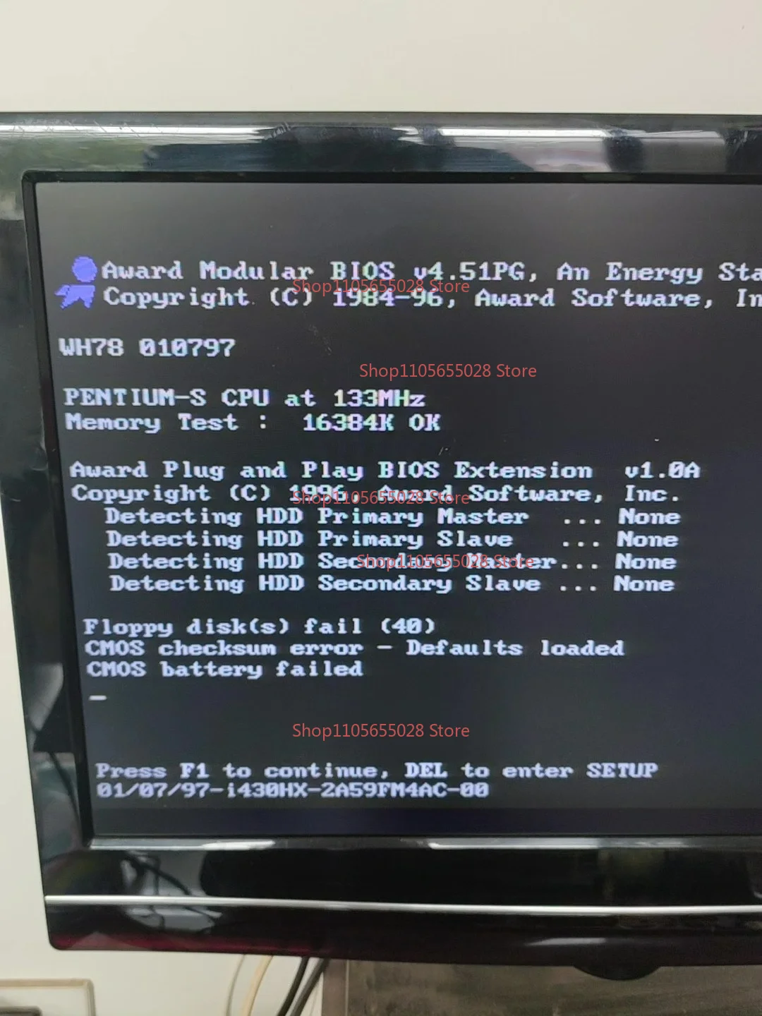 For 5128 P54C TR4 main board Intel Pentium