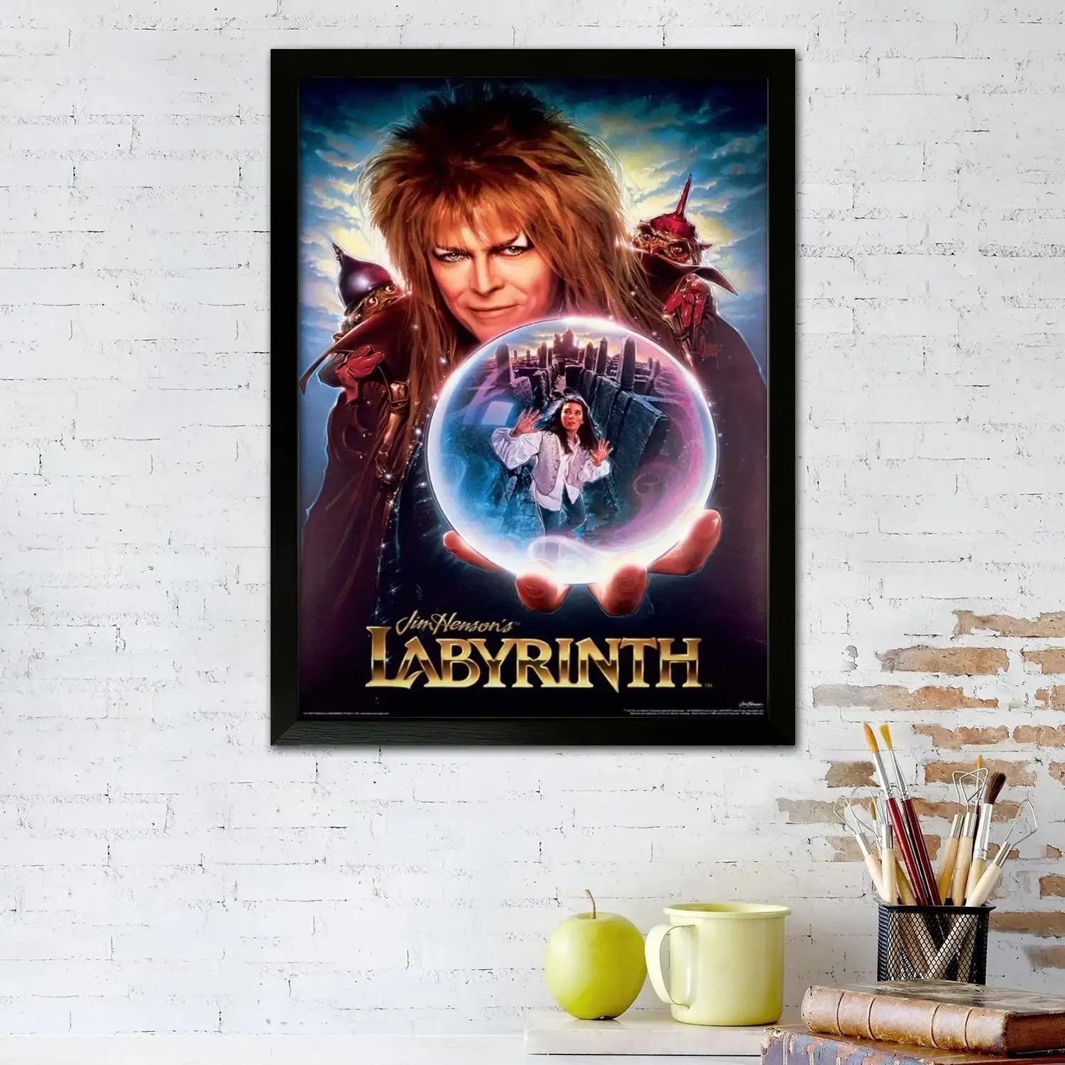 the labyrinth Movie Canvas Art Poster, Wall Art Picture Print, Modern Family Bedroom Decor Posters,Decorative painting