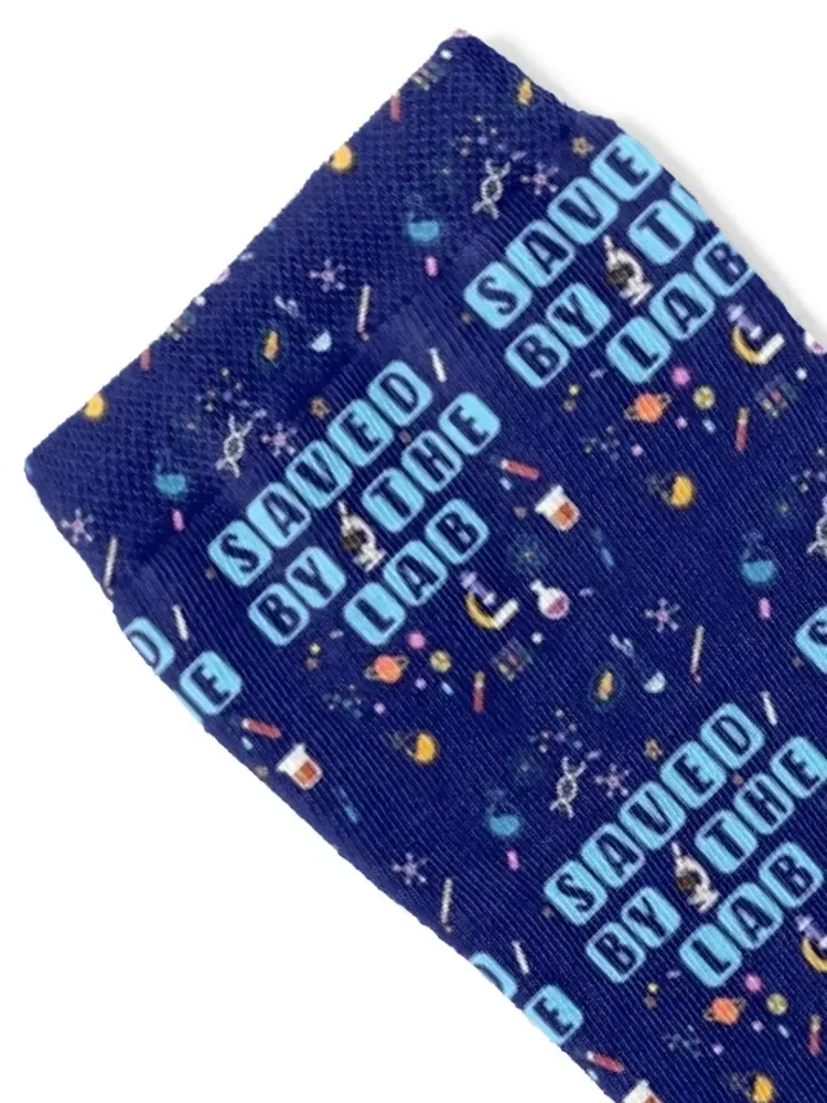 Saved By The Lab -medical laboratory scientist - medical lab technician Socks anti-slip cool Women Socks Men's