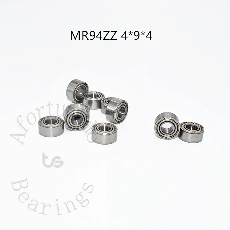 MR94ZZ 10 Pieces 4*9*4(mm) Chrome Steel Metal Sealed Miniature Bearings