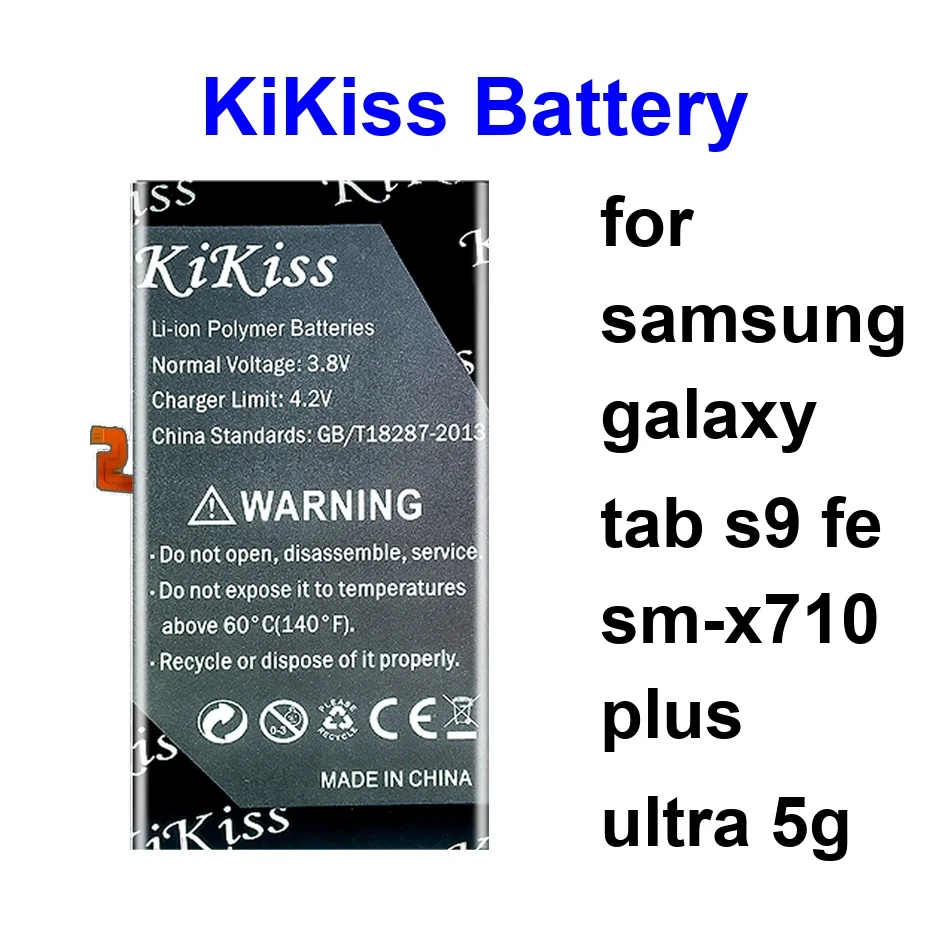 

8700-12000Mah For Samsung Galaxy Tab S9 FE SM-X710 Plus Ultra 5G EB-BX916ABY EB-BX716ABY EB-BX818ABY Tablet Battery