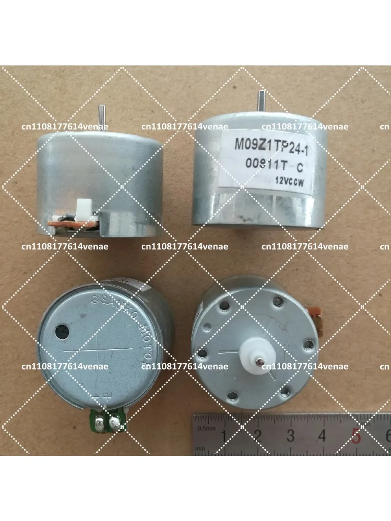 5 Pack 12V DC Motor for Cassette Recorder, Reversing CCW Movement, Replacement Mount Motor