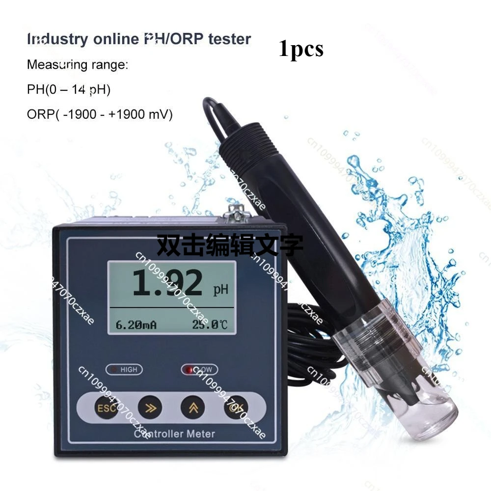 

PH Controller ORP Meter Monitoring Digital 0.02pH 1 MV Lower Limit Control Alarm PH Tester