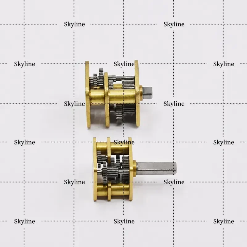 For 050 N20 N30 Motor Five Stage Precision Reducer DIY Gearbox All Metal Miniature Copper Gear Set