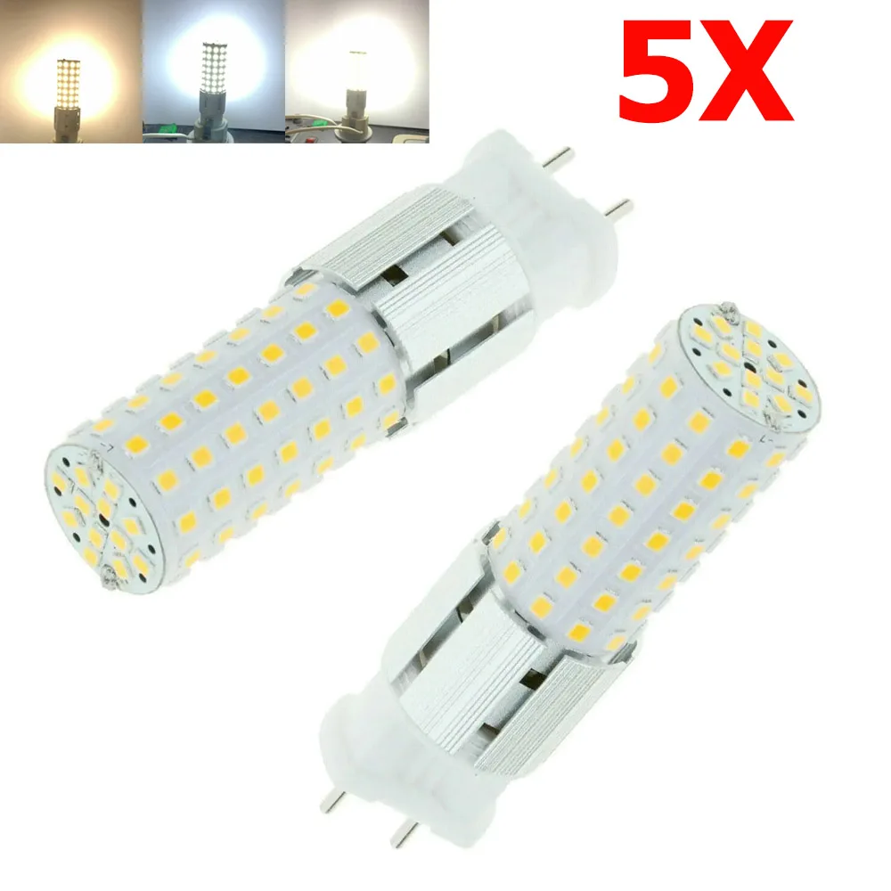 5PCS 15W 96LEDs LED Corn Light Bulb Warm 220V Headlight Cold Living Appliance For Ac 240V Base Beam Home Smd 360 Spotlights G12