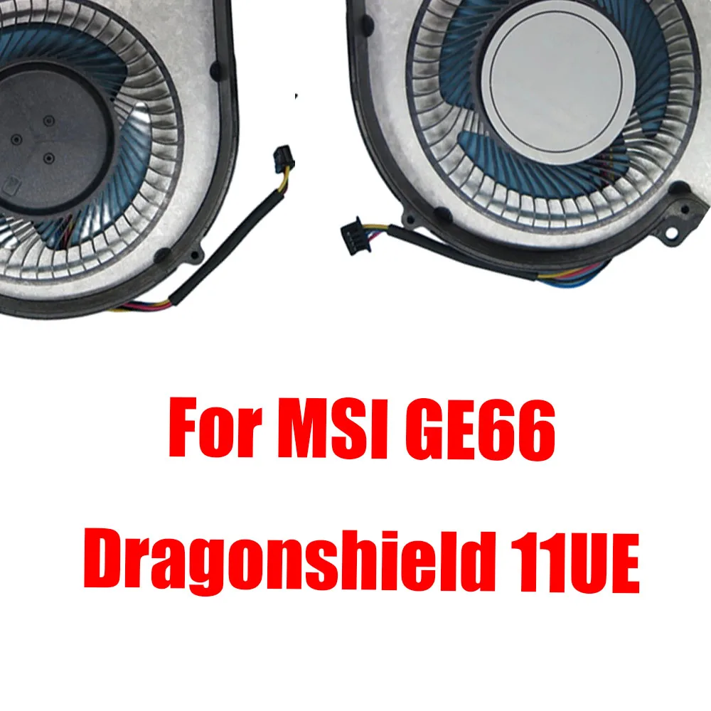 For MSI Pulse GL66 12U 12UCK 12UDK 12UEK 12UEOK 12UGK 12UGOK 12UGKV 12UGSZK 12UGSZOK DC5V N460 N477 0.5A 0.8A Laptop CPU GPU Fan