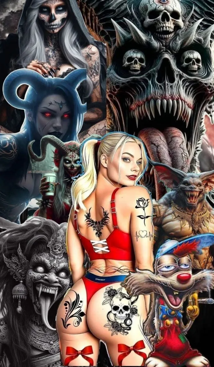 

Div 5D татуировки клоуны девушка череп сексуальная леди женщина полная алмазная живопись наборы для вышивки крестом искусство персонажи мультфильмов 3D бриллианты