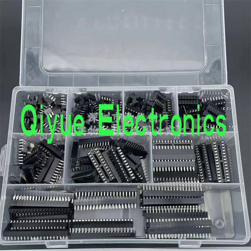 6P-40Pin 8 types with a total of 150 IC sockets, box pack, direct insertion chip base 8P/14/16/20P/24