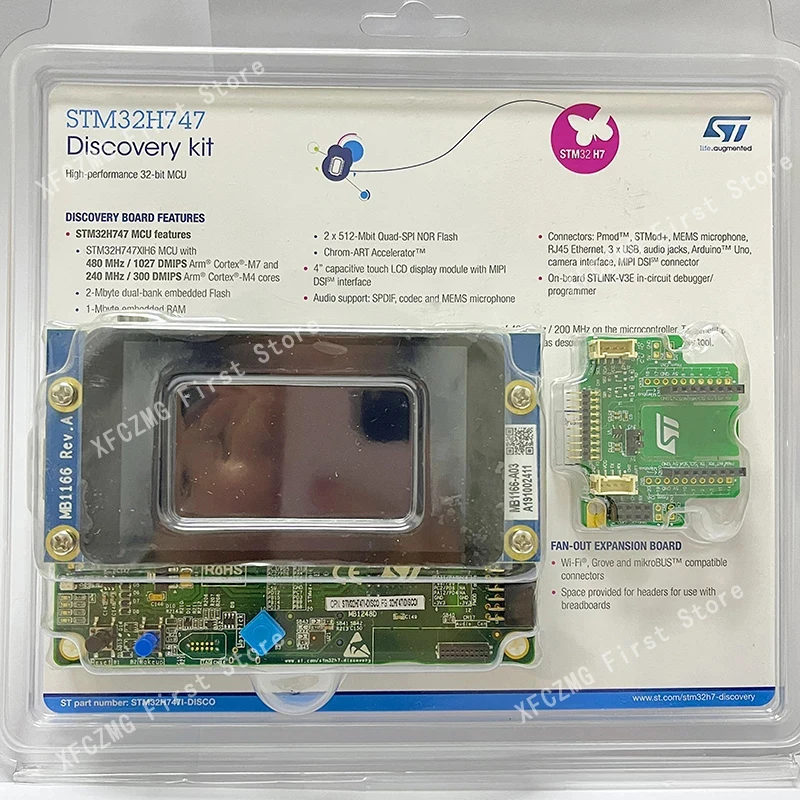 STM32H747I-DISCO STM32H747I Оригинальный комплект ST ARM Discovery с платой разработки микроконтроллера STM32H747XI