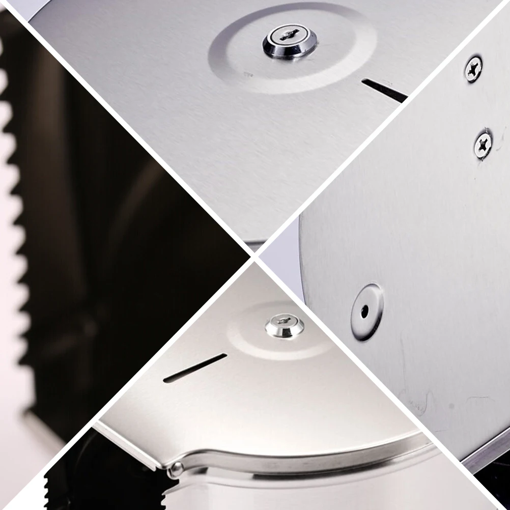 

1pc Stainless Steel Tissue Holder Wall Mounted Modern Round Paper Roll Rack Water Resistant For Bathroom Toilet Hotel