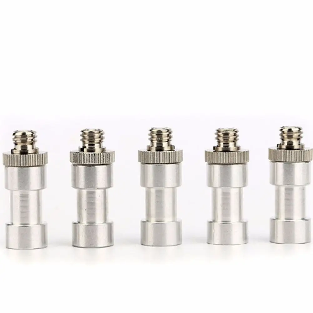 5Pcs Camera Tripod Stand 1/4"To 3/8" Thread Screw Mount Adapter Camera Flash Tripod Converter Adapter Light Stand