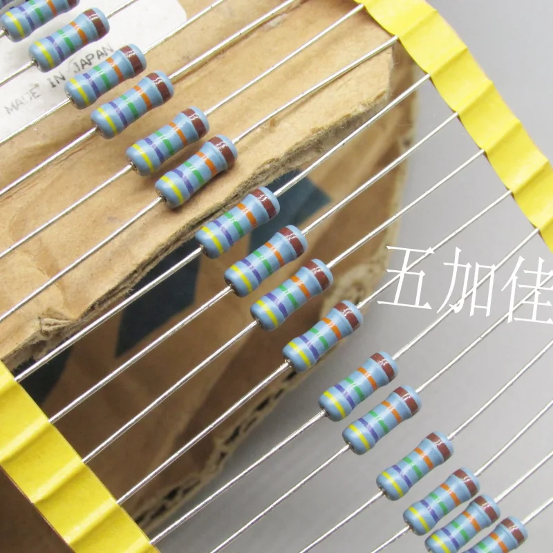 10-100pcs 1/2W 475K 1% imported Japanese MF1/2DCT52R4753F metal film resistor