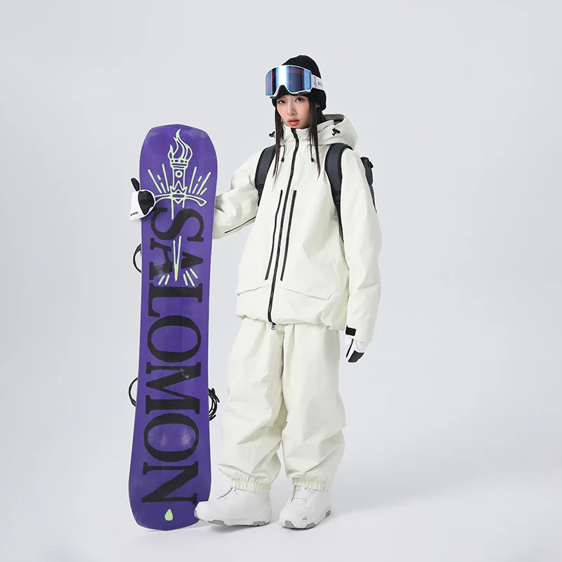 

Комплект для сноуборда и лыж 2026 SEARIPE: женский водонепроницаемый костюм, новый мужской комплект для сноуборда и лыж (одно- и двухслойный), 3L