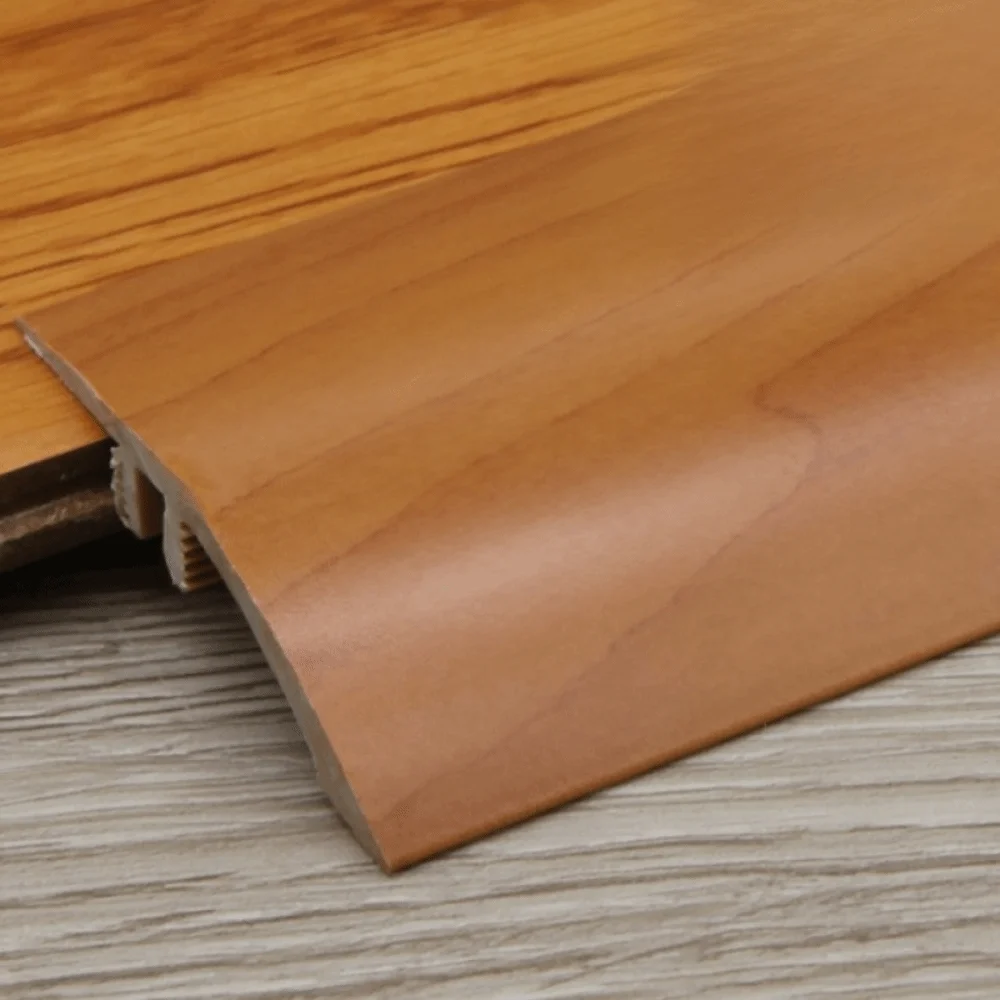 Wood Grain Design Transition Strips Flexible Self-Adhesive Floor Edges Cover Wear-resistant Cuttable Reduction Threshold