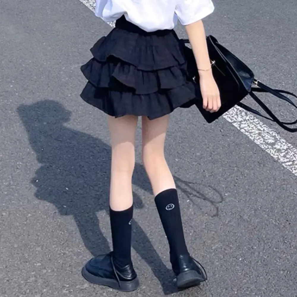 Kids Fashion Princess Skirts for Toddler Girls Elastic Waist Pleated Cake Bubble Summer 2025 Infant Baby Girls' Clothing