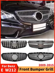 Sport Front Radiator Grid Inlet Grille Bumper Grill Tuning Accessories For Mercedes Benz E class W212 2009-2015 GT Diamond Style