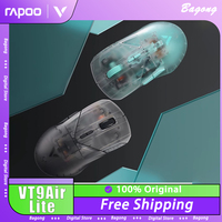 Rapoo Vt9 Air Lite Wireless Mouse Dual Mode PAW3398 Sensor 8k Wireless Gaming Mouse Lightweight FPS PC Gamer Accessories Office