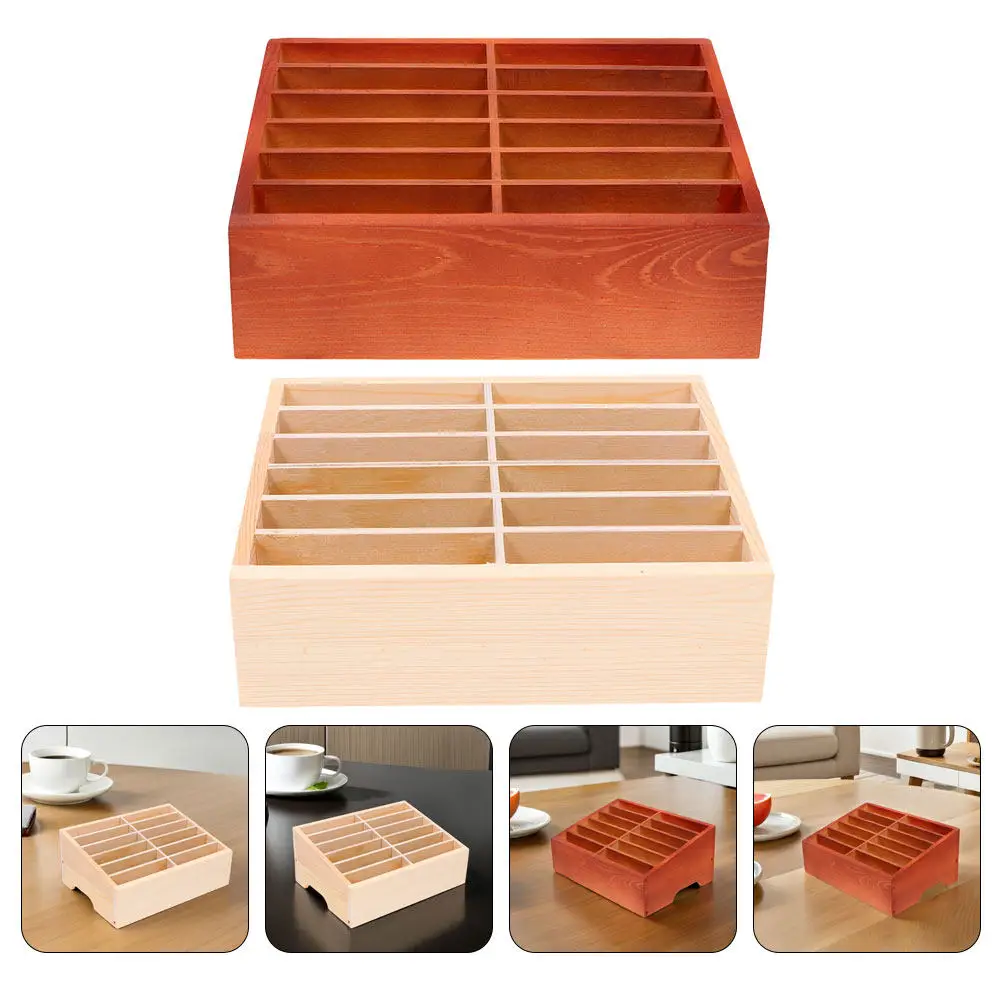 2pcs-wooden-cell-phone-storage-box-desktop-organizer-classroom-office-multi-compartment-phone-holder-cellphone-storage-cabinet