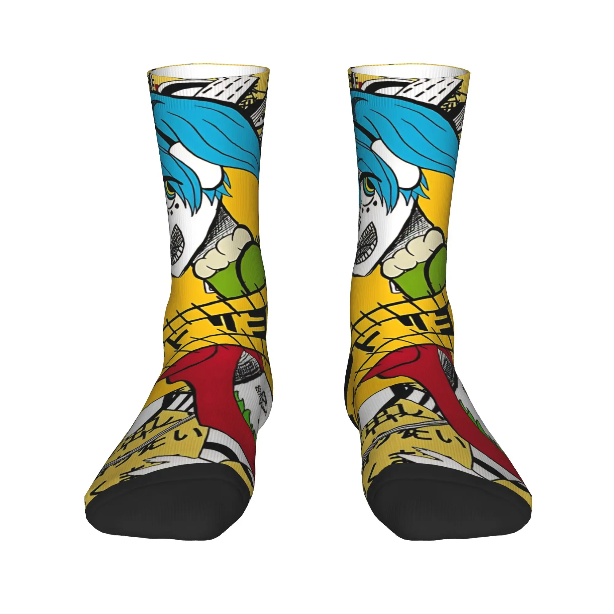 جوارب ماتريوشكا YYTD جوارب غير رسمية للخريف جوارب رجالية مضادة للانزلاق جوارب خارجية مطبوعة عالية الجودة #2