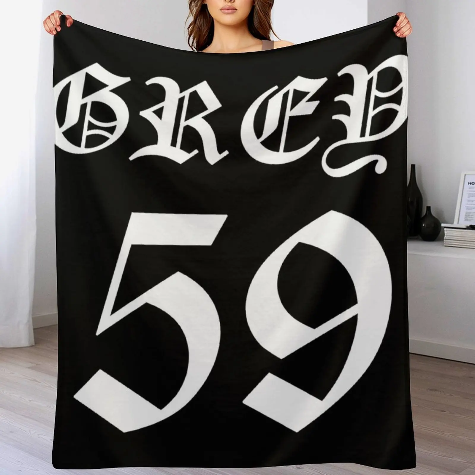 

Grey 59 Merch Greyfivenine Logo Throw Blanket Sofas Quilt manga Blankets