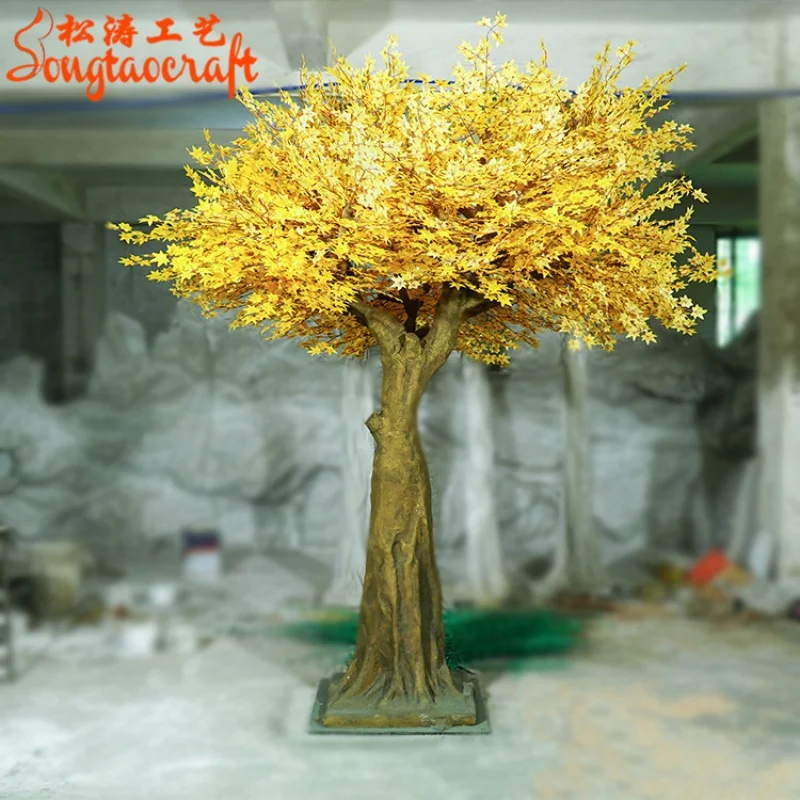 custom.Many style artificial red japanese autumn trees autumn canada gold leaves maple tree