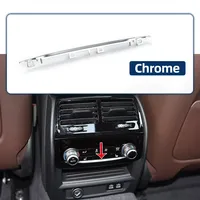 Car Front Rear Air Conditioning Radio Panel Electroplating Strip Decorative Trim Strip For BMW 5 6 7 Series G38 G30 G32 G12