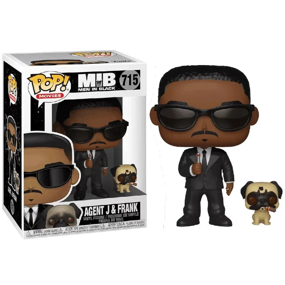 Funko Pop Movies Men In Black Agent J & Frank #715 Agent K & Neeble #716 Vinyl Action Figures Toys Collectible Dolls Toys