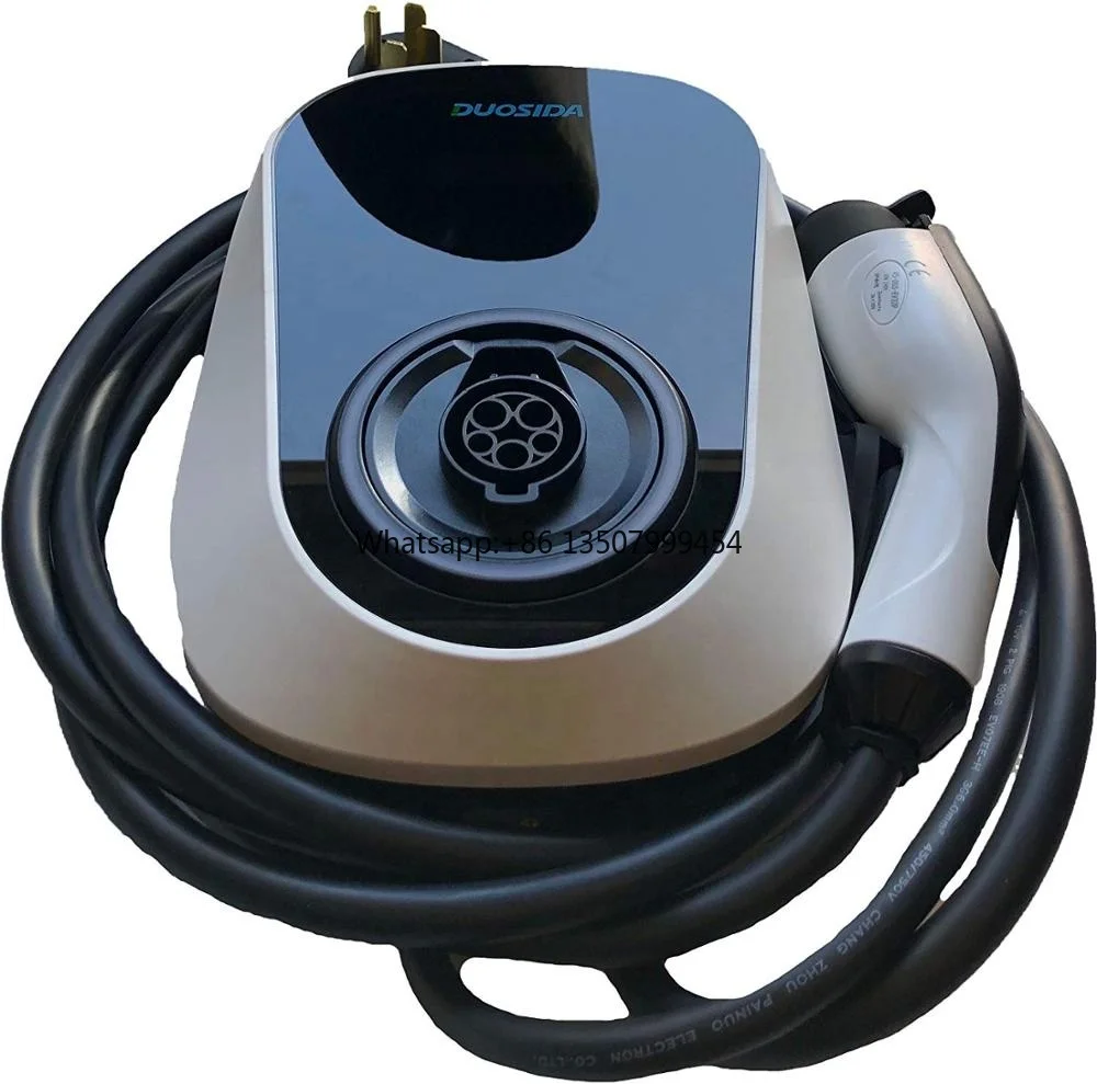 

7KW Type1 SAEJ 1772 Car EV Charger Wallbox WIFI AC Home Charging Pile APP Control 32A Rated Current IP55 Protection