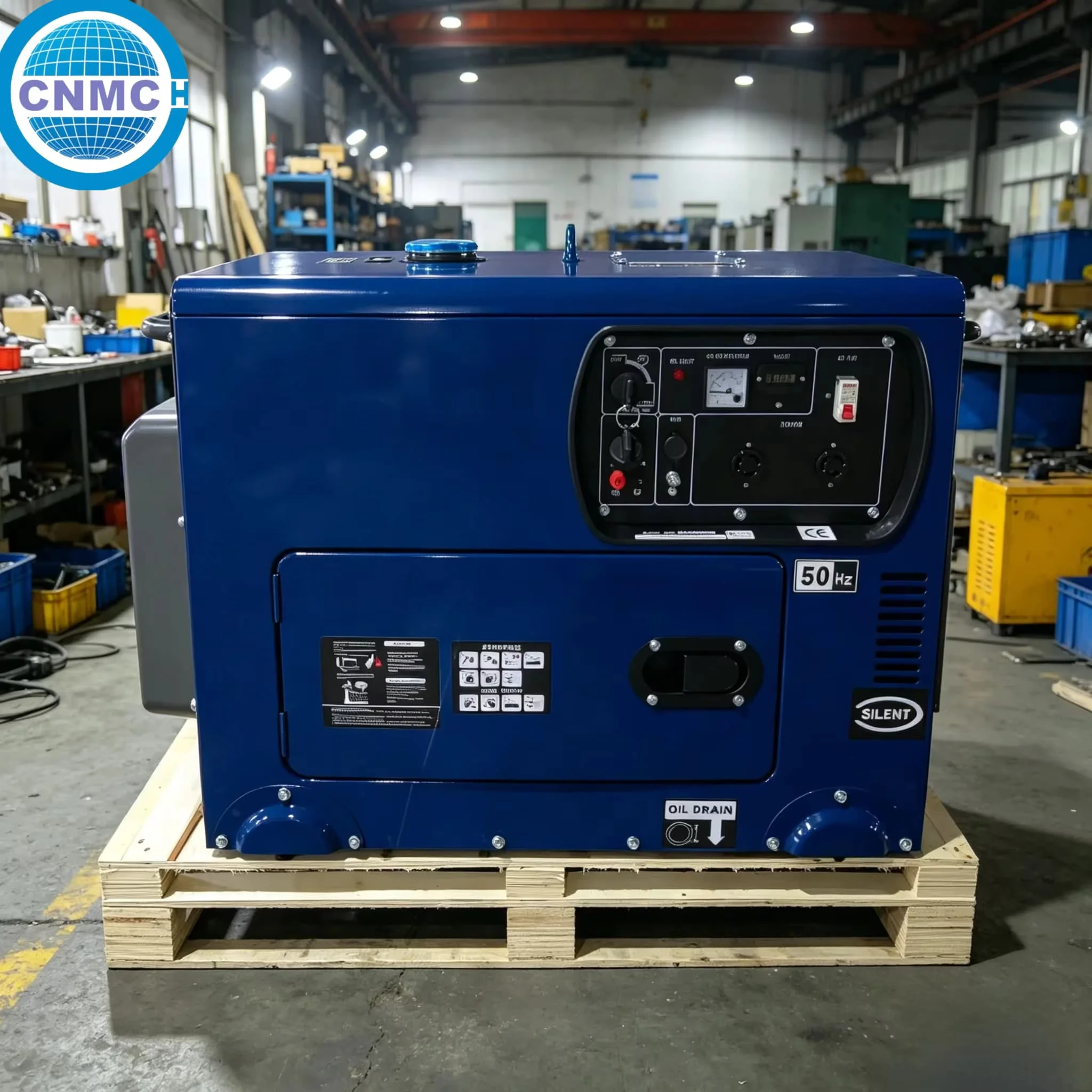 CNMC 5kw 6kw 7.5kw 9kw Silent electricity generator 50HZ 60HZ portable diesel generator With ATS CE Certified Family Factory Use