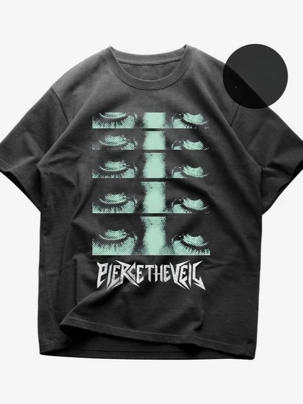 

Футболка Rocker Clothing Metal Music с принтом Pierce The Veil, мерч по альбому Misadventures, унисекс