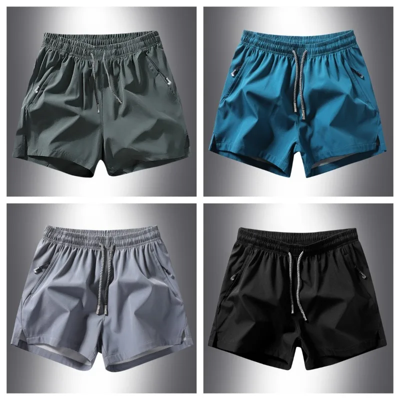 

Ультратонкие дышащие повседневные удобные шорты для подростков, быстросохнущие пляжные брюки для активного отдыха, впитывающие пот, из трех частей