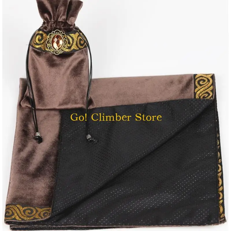 

Q84C Tarots Tablecloth Divination Altar Cloth Board Game Astrology for Oracle Cards P