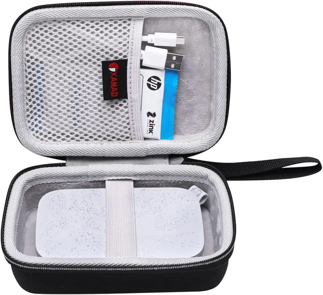XANAD Hard Case for HP Sprocket/Kodak PRINTOMATIC/Smile/Step/Mini 2 HD Portable Instant Photo Printer - Carrying Strorage Bag