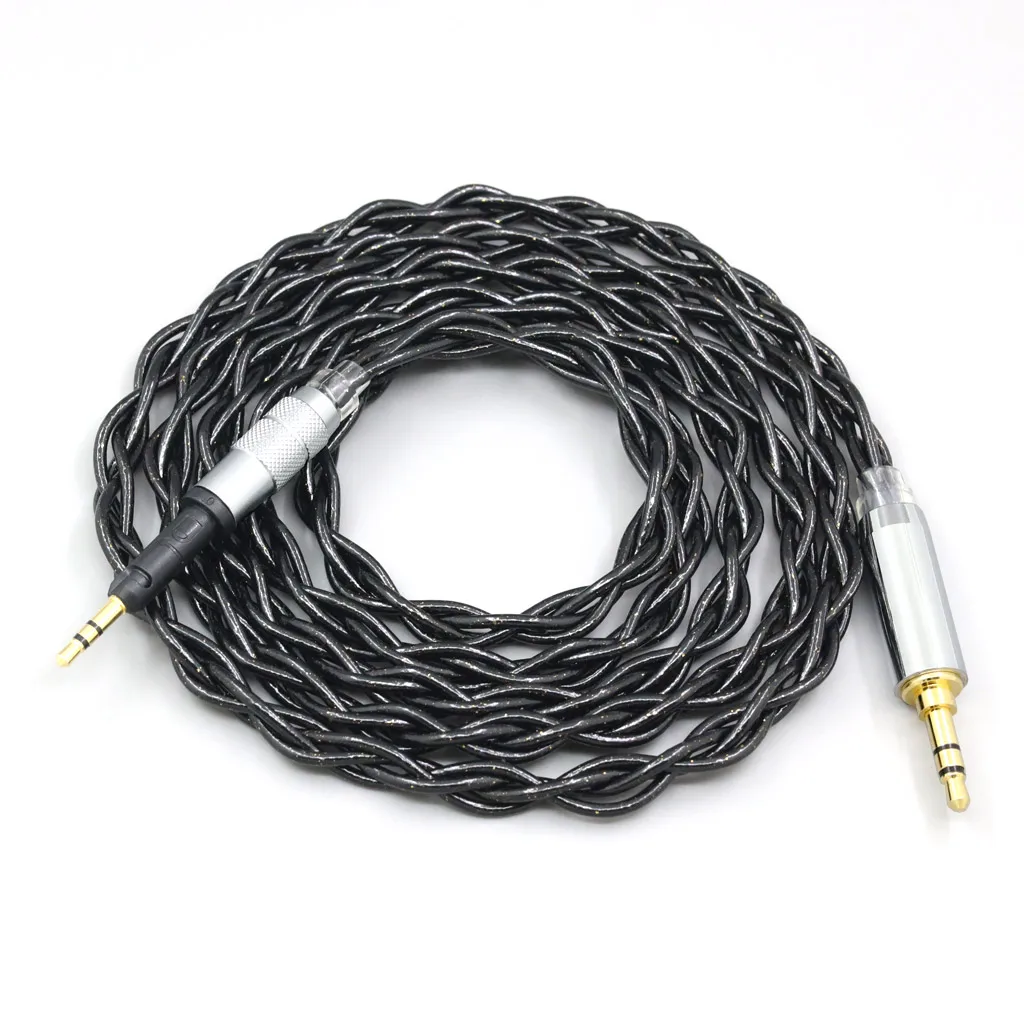 LN008345 99% 순은 팔라듐 그래핀 플로팅 골드 케이블 (젠하이저 HD6 HD7 HD8 MIX DJ HD595 4코어용)