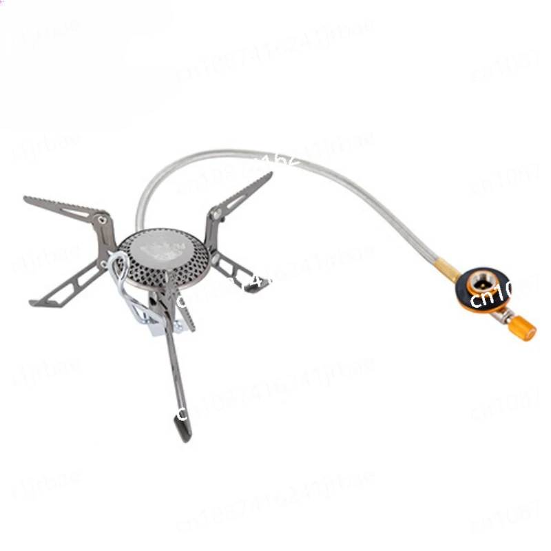 Titanium Blade 2 Gas Burners Ultralight 135g Gas Stoves Cooker With Pre-heat Tube Outdoor Camping Remote Gas Stove