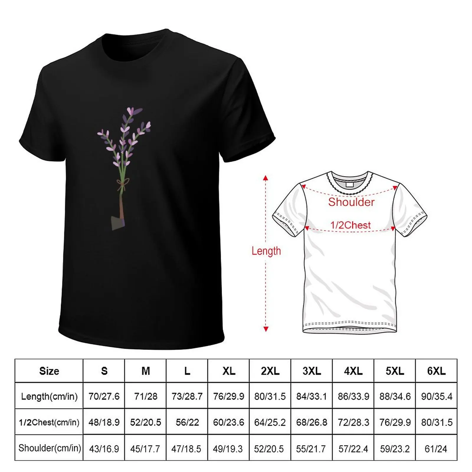 lavender hatchet T-Shirt t shirt man luxury T-Shirt
