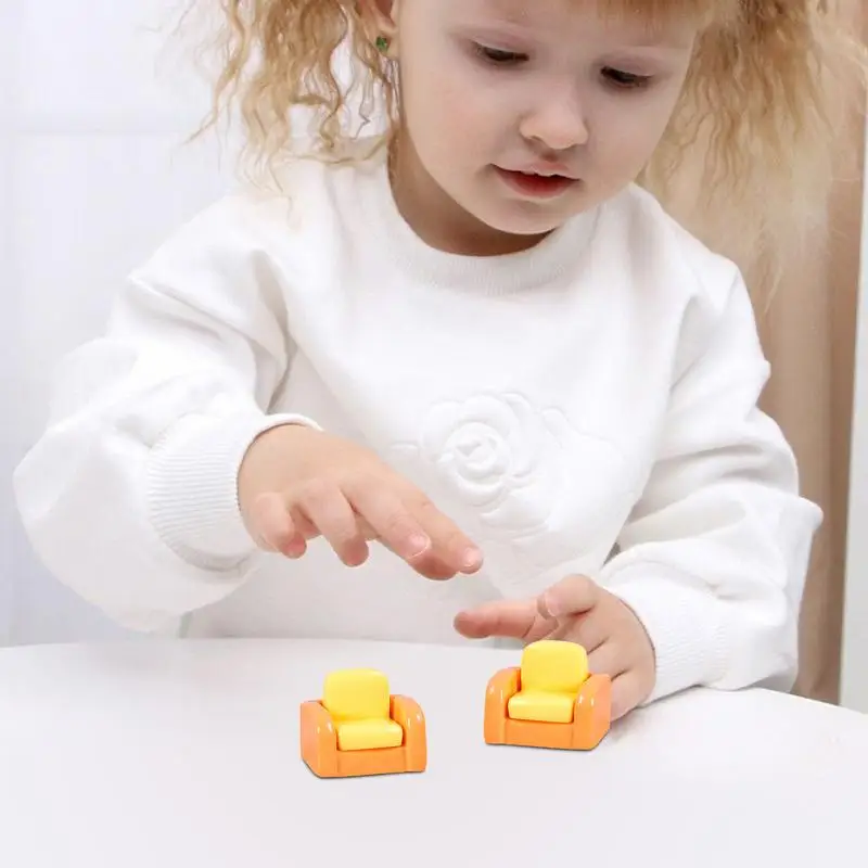 Zestaw meble domowe dla lalek DIY do lalek dom miniaturowy zestaw lalka z żywicy DIY ręcznie robiony miniaturowy zestaw do sypialni na podwórku