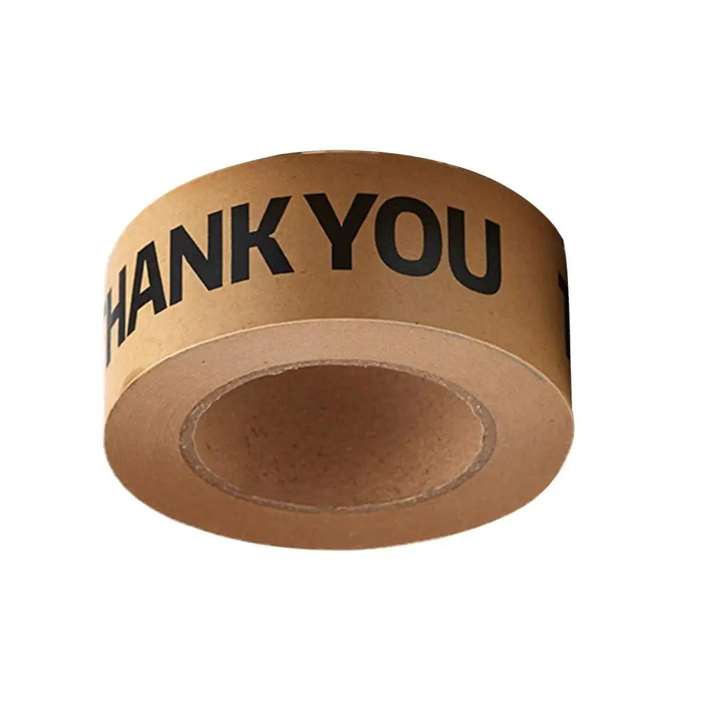 

Self Adhesive Buffalo Paper Tape Sealing Strip for Carton Mailing Packing Khaki Practical Multipurpose Wide Application