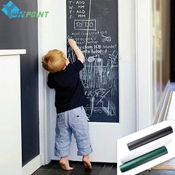 Child Graffiti Home Blackboard Sticker Creative Teaching Erasable Green Board Wallpaper Self-Adhesive Training Office Free Chalk