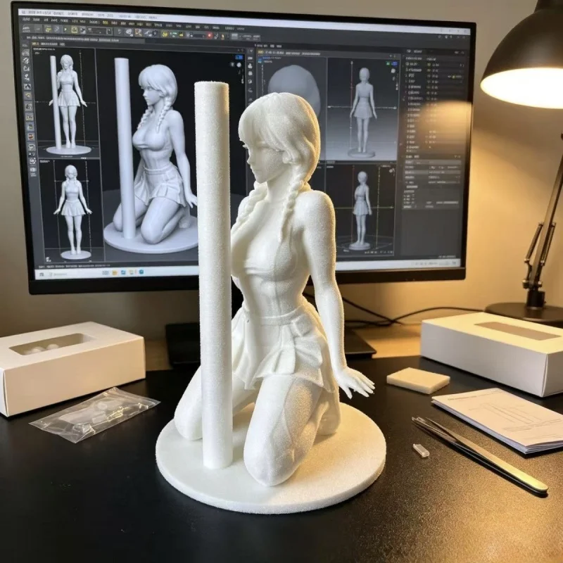 3D Printed Pure Desire Goddess Statue Desktop Ornament Custom Creative Floor Decor Birthday Present Home Table Gift