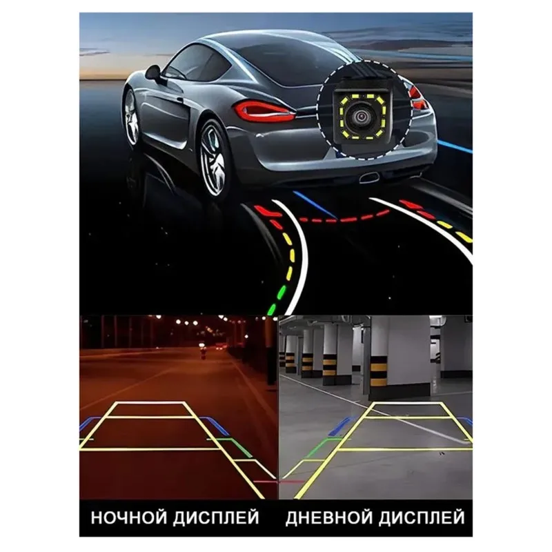 ABXN-Night Vision, 170° Wide Angle, Waterproof IP67, 12 Led Car Rear View Camera Easy Installation For All Vehicles