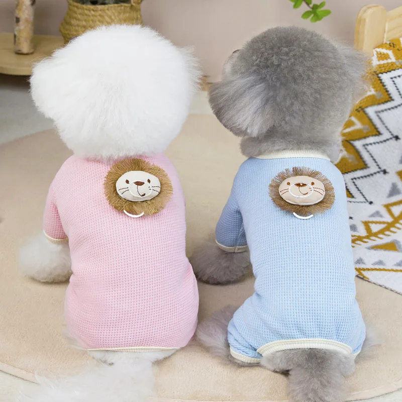

Dog Clothes Pink Blue Dog Jumpsuit Pajamas Overalls For Small Medium Dog Chihuahua French Bulldog Puppy Cat Bodysuit Onesie XXL