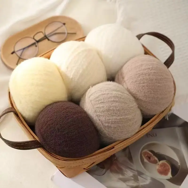 100g Glutinous Rice, Super Soft Clouds, Fluffy Mousse Thread, Soft and Skin Friendly Hook Weave, Hat Scarf, Cotton Candy Yarn
