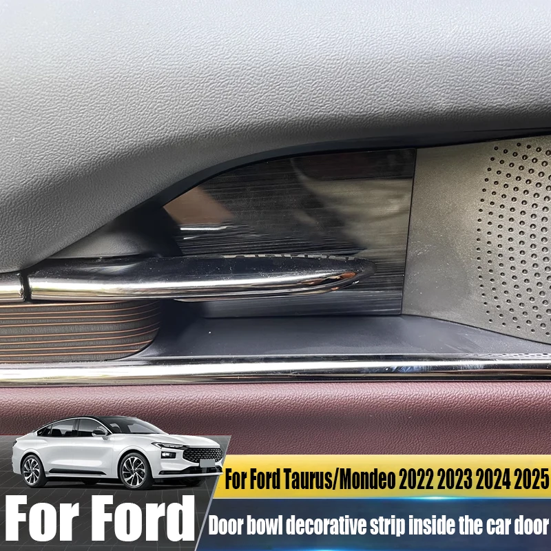 

Для Ford Taurus/Mondeo ‌ 2022 2023 2024 2025 автомобильная дверная ручка внутренняя дверная чаша декоративная полоса аксессуары для салона автомобиля