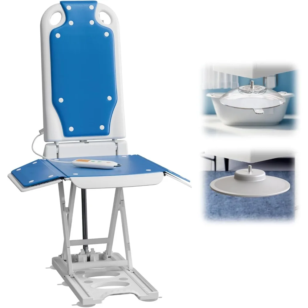 Artificiel évateur de chaise électrique avec 2 types d'aspiration, aide aux chutes, conforme à la norme, jusqu'à 20 po, recommandé