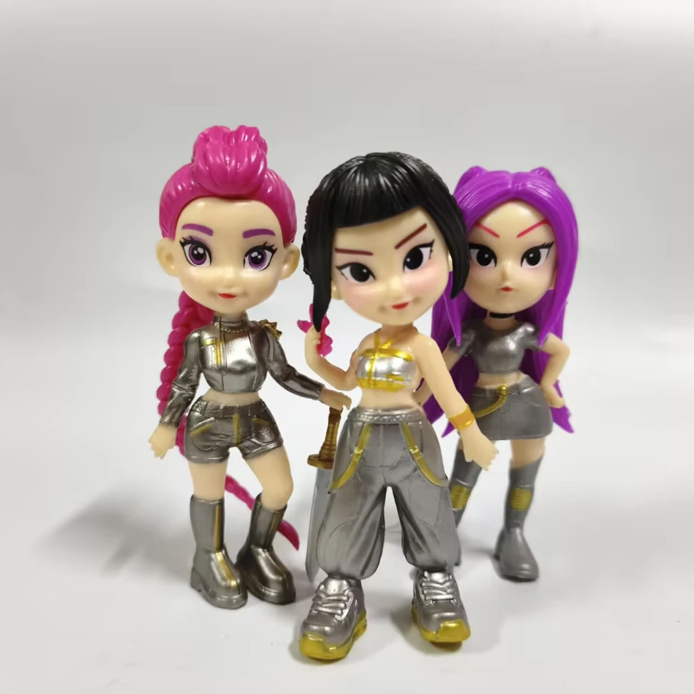 6pcs/Set K-POP Blind Box Vinyl Toy Rumi Mira Zoi Character Vinyl Mask Figurine Birthday Chrismas New Year Gifts Fans Club Gifts