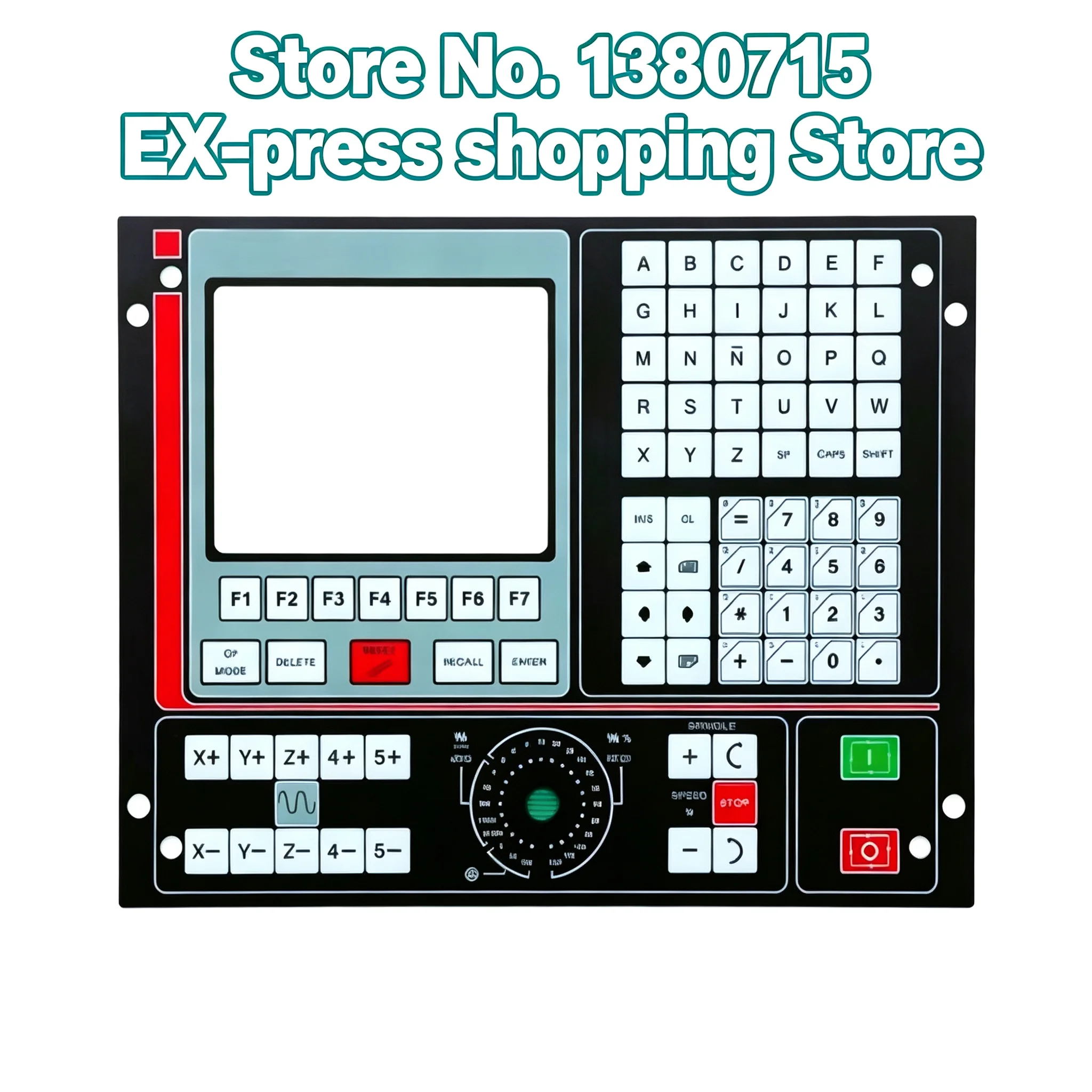 Membrane Switch Keypad Replacement For 8025 8025M Industrial Control Keyboard Panel