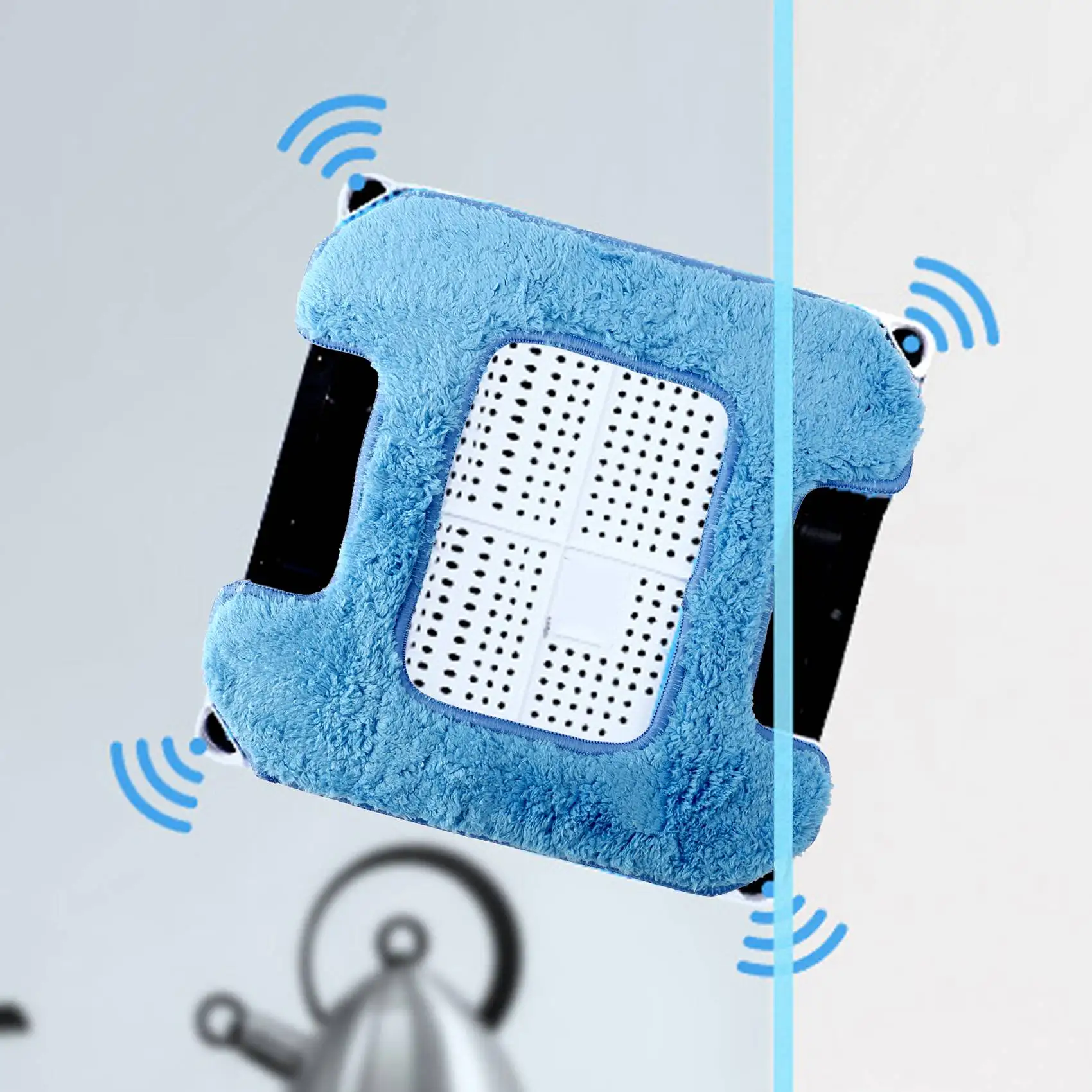 

A67K-Rubbing Mop Pads For Hobot 298 Window Cleaning Robot Robot Accessories Rag Premium Microfiber Material Wet Cleaning+Dry