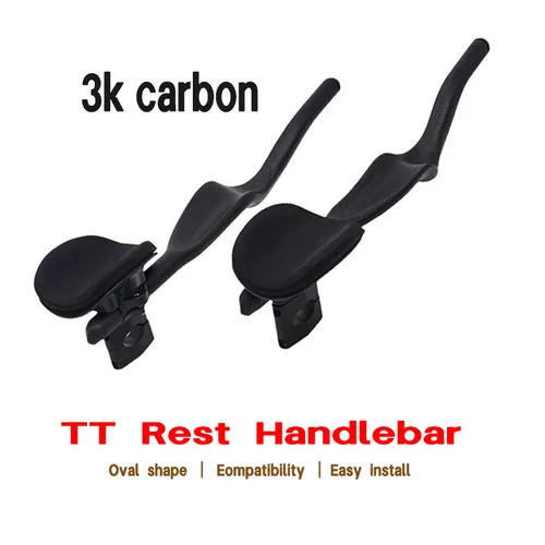Bicicleta de piñón fijo para carretera, triatlón, tiempo de truco, bicicleta de carbono, mango de apoyo TT extendido de 35 grados para extensión de manillar con Clip